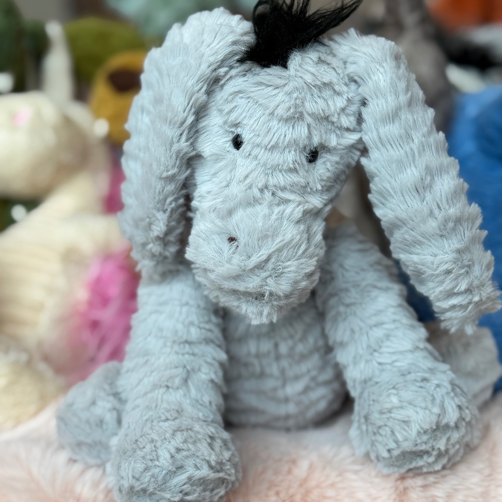 Jellycat Fuddlewuddle Donkey Plush – Retired – Gently Loved